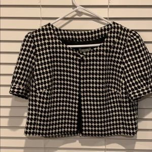 NWT Ann Taylor Loft Short Sleeve Crop Jacket
